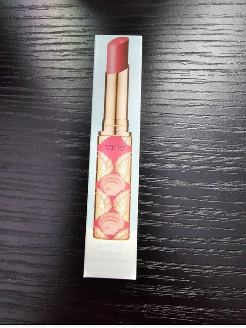 tarte Quench Lip Rescue Hydrating Balm - Coral Pink RARE HTF DISCONTINUED
